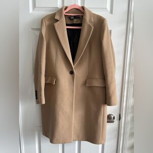 Zara Classic Camel Trench Coat